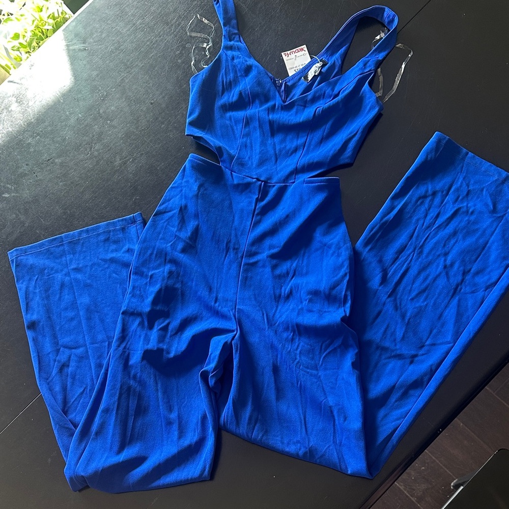 Elegant Royal Blue Jumpsuit